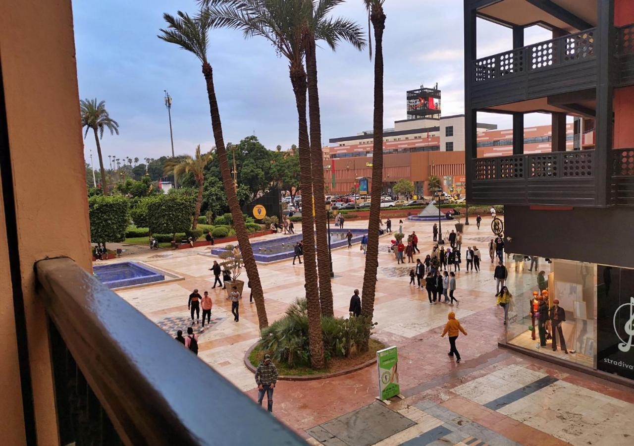 Appartement Haut Standing Gueliz Plaza Avec Vue Marrakesh Exteriör bild